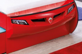 CARBED Кровать-машина Coupe с выдвижной кроватью Red 20.03.1306.00 в Покровске - pokrovsk.katalogmebeli.com | фото 2
