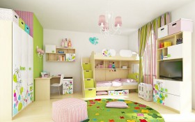 Детская комната Флёр (Белый/корпус Клен) в Покровске - pokrovsk.katalogmebeli.com | фото 6