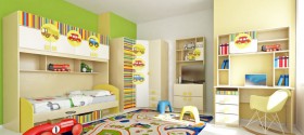 Детская комната Клаксон (Бежевый/корпус Клен) в Покровске - pokrovsk.katalogmebeli.com | фото 5