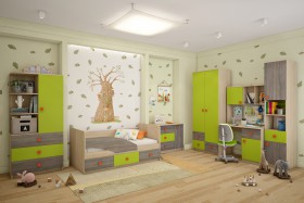 Детская комната Пуговка в Покровске - pokrovsk.katalogmebeli.com | фото