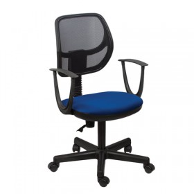 Кресло BRABIX Flip MG-305 (сине-черный) в Покровске - pokrovsk.katalogmebeli.com | фото 3
