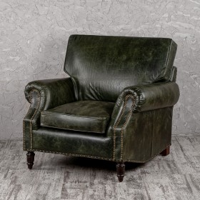 Кресло кожаное Лофт Аристократ (ширина 1070 мм) в Покровске - pokrovsk.katalogmebeli.com | фото 1
