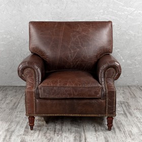 Кресло кожаное Лофт Аристократ (ширина 1100 мм) в Покровске - pokrovsk.katalogmebeli.com | фото 8