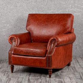 Кресло кожаное Лофт Аристократ (кожа буйвола) в Покровске - pokrovsk.katalogmebeli.com | фото