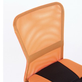 Кресло компактное BRABIX Smart MG-313 (черный, оранжевый) в Покровске - pokrovsk.katalogmebeli.com | фото 4