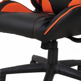Кресло компьютерное BRABIX GT Racer GM-100 (черный, оранжевый) в Покровске - pokrovsk.katalogmebeli.com | фото 2