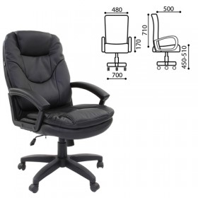 Кресло офисное BRABIX Trend EX-568 (черный) в Покровске - pokrovsk.katalogmebeli.com | фото 1