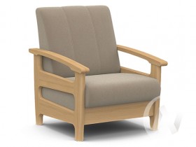 Кресло для отдыха Омега (бук лак/CATANIA LATTE) в Покровске - pokrovsk.katalogmebeli.com | фото