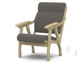 Кресло Вега-10 (бесцветный лак/ULTRA STONE) в Покровске - pokrovsk.katalogmebeli.com | фото