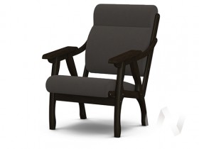Кресло Вега-10 (венге лак/ULTRA GRAFIT) в Покровске - pokrovsk.katalogmebeli.com | фото