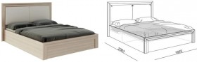 Кровать 1,6 Глэдис (М32) с подъемным механизмом в Покровске - pokrovsk.katalogmebeli.com | фото 2