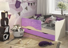 Кровать Алиса КР-812 1,6 Белфорд/Розовый металлик в Покровске - pokrovsk.katalogmebeli.com | фото 3