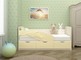 Кровать детская 1,6м Дельфин (Розовый металлик) в Покровске - pokrovsk.katalogmebeli.com | фото 6