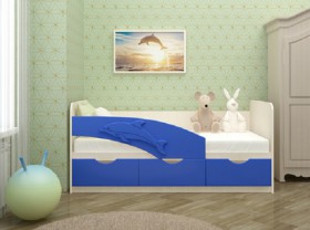 Кровать детская 1,6м Дельфин (Розовый металлик) в Покровске - pokrovsk.katalogmebeli.com | фото 7