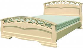 Кровать Грация-1 из массива сосны 1600*2000 Белый античный в Покровске - pokrovsk.katalogmebeli.com | фото 17