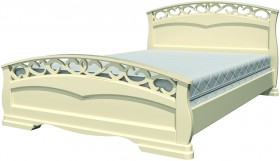 Кровать Грация-1 из массива сосны 1600*2000 Белый античный в Покровске - pokrovsk.katalogmebeli.com | фото 20