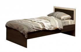 Кровать одинарная 21.55 (шир. 900) с настилом (венге/профиль дуб линдберг)/осн. в Покровске - pokrovsk.katalogmebeli.com | фото 1