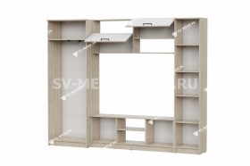 Мебель для гостиной МГС 3 Исполнение 1 Дуб Сонома / Белый в Покровске - pokrovsk.katalogmebeli.com | фото 3