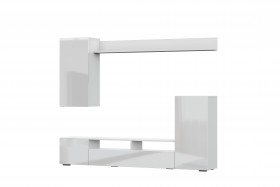 Мебель для гостиной МГС 4 (Белый/Белый глянец) в Покровске - pokrovsk.katalogmebeli.com | фото 7