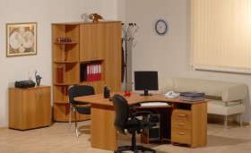 Мебель для персонала Рубин 42 Светлый миланский орех в Покровске - pokrovsk.katalogmebeli.com | фото 2