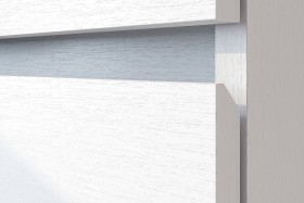Модульная система "Токио" Тумба прикроватная Белый текстурный / Белый текстурный в Покровске - pokrovsk.katalogmebeli.com | фото 4