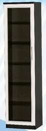 Шкаф средний со стеклодверью ДЛЯ ГОСТИНОЙ ШСС-450 Венге/Дуб выбеленный в Покровске - pokrovsk.katalogmebeli.com | фото