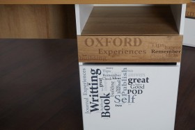 Стол с ящиками «Оксфорд» (Ривьера/Белый с рисунком) в Покровске - pokrovsk.katalogmebeli.com | фото 9