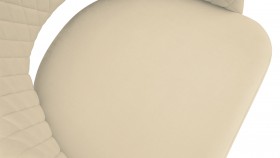 Стул «Калипсо» К1К Черный муар/Велюр Confetti Cream в Покровске - pokrovsk.katalogmebeli.com | фото 3