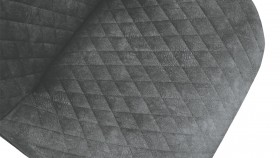 Стул «Оливер» К3 Черный/Микровелюр Wellmart Graphite в Покровске - pokrovsk.katalogmebeli.com | фото 3