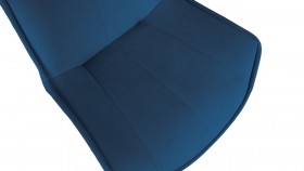 Стул «Тейлор» К3 Исп. 2 Белый/Велюр Confetti Blue в Покровске - pokrovsk.katalogmebeli.com | фото 3