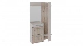 Шкаф для одежды «Нуар» тип 1 Фон серый/Дуб сонома в Покровске - pokrovsk.katalogmebeli.com | фото 2