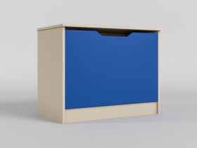 Ящик для игрушек Скай (Синий/корпус Клен) в Покровске - pokrovsk.katalogmebeli.com | фото