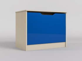 Ящик для игрушек Скай люкс (Синий/корпус Клен) в Покровске - pokrovsk.katalogmebeli.com | фото