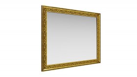 Зеркало навесное "Айрум"/(дуб кальяри / профиль: золото с орнаментом) в Покровске - pokrovsk.katalogmebeli.com | фото 1
